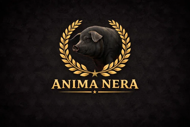 Marchio Anima Nera con il suino casertano
