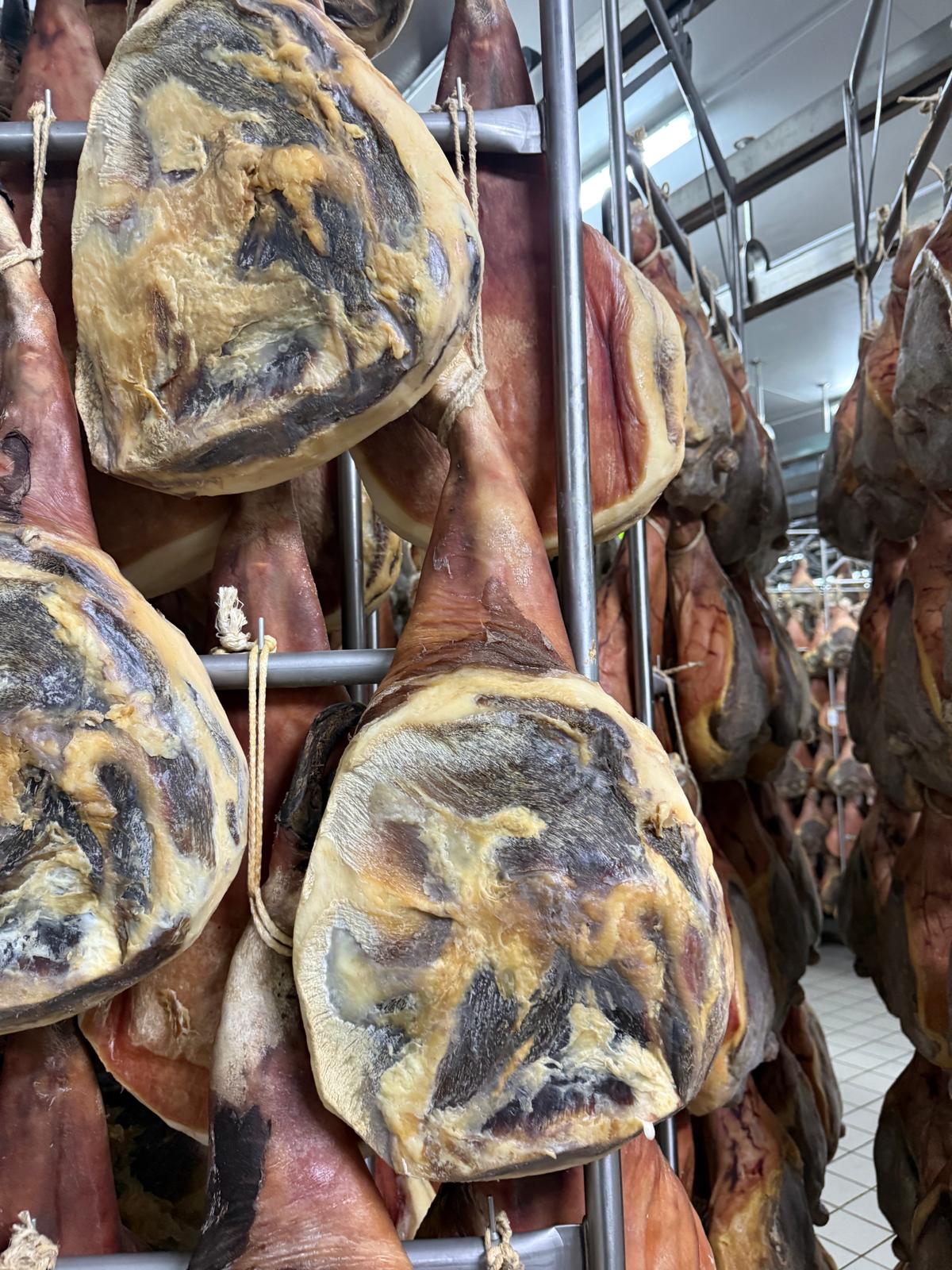 Prosciutti in stagionatura